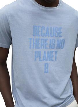 T-Shirt Ecoalf Min blau für Herren