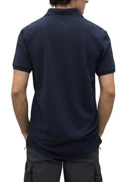 Polo Ecoalf Ted marine für Herren
