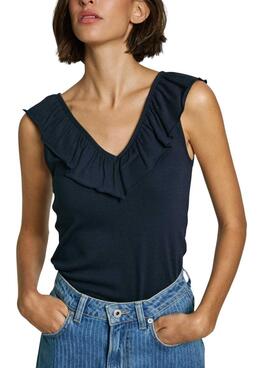 Top Pepe Jeans Millie navy für Damen