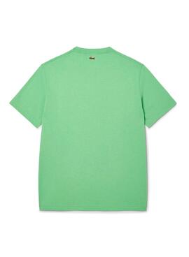 Lacoste T-Shirt mit sportlichem grünen Logo für Herren