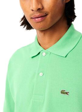 Polohemd Lacoste Piqué L.12.12 grün für Herren