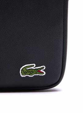Tasche Lacoste Flat Umhängetasche Schwarz für Herren