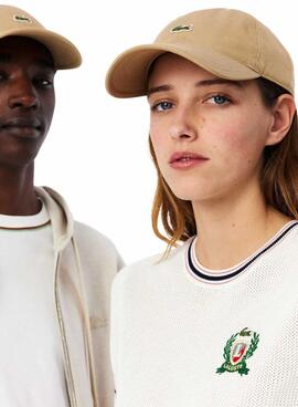 Lacoste Kappe mit geröstetem Logo für Damen und Herren
