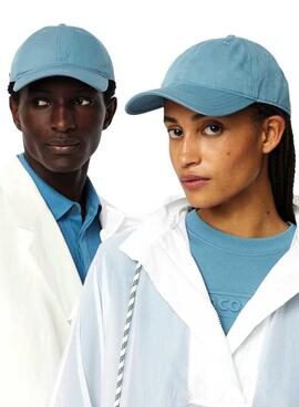 Mütze Lacoste Twillblau für Herren und Damen