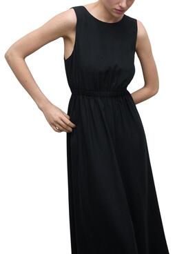 Schwarzes Ecoalf Karl Kleid für Damen