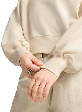 Puma Leo Luxe beige Damen Sweatshirt