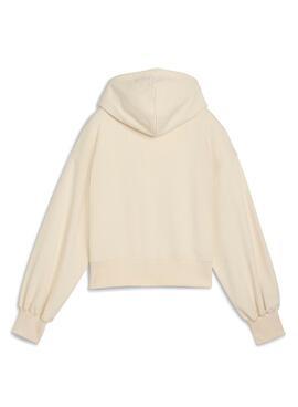 Puma Leo Luxe beige Damen Sweatshirt