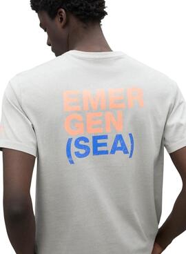 T-shirt Ecoalf Emer grau für Männer