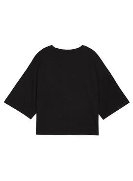 T-Shirt Puma Leo Luxe Schwarz für Damen.