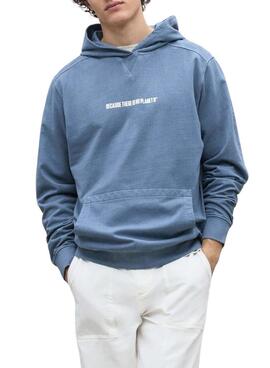 Ecoalf Sweatshirt Barca blau für Herren.
