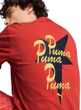 Puma Road To Unity T-Shirt rot für Herren