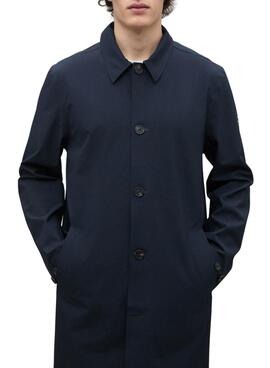 Ecoalf Trenchcoat Nimega Marine für Herren.