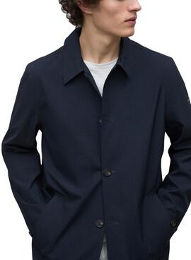 Ecoalf Trenchcoat Nimega Marine für Herren.