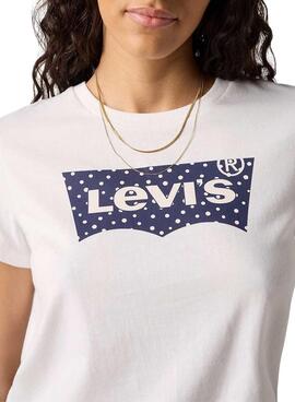 Levis Perfect T-Shirt in Weiß für Damen.