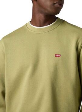 Sweatshirt Levis Original Housemark grün für Herren