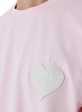 T-shirt Project X Paris Heart Blue für Herren.