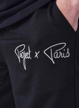 Bermuda Project X Paris Kontrast Schwarz für Herren.