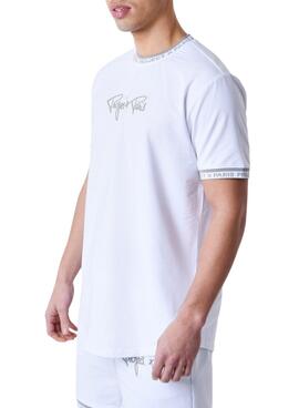 T-Shirt Project X Paris Logo bestickt weiß für Herren