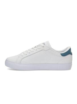 Turnschuhe Lacoste Powercourt weiß aus Leder für Herren