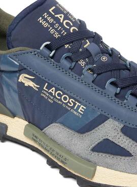Herren-Sneaker Lacoste Elite Active Marineblau.