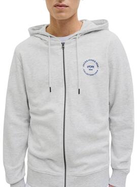 Sweatshirt Jack and Jones Simon weiß für Herren