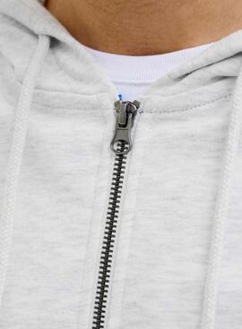 Sweatshirt Jack and Jones Simon weiß für Herren