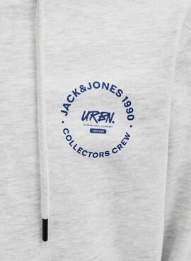 Sweatshirt Jack and Jones Simon weiß für Herren