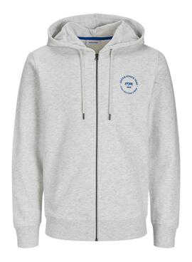 Sweatshirt Jack and Jones Simon weiß für Herren