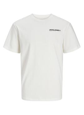 T-shirt Jack and Jones Hawaii beige für Herren.