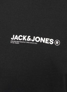 T-Shirt Jack and Jones Hawaii in Schwarz für Herren