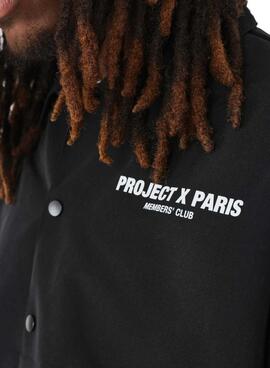 Schwarz Over-Shirt Project X Paris Mitglied für Herren