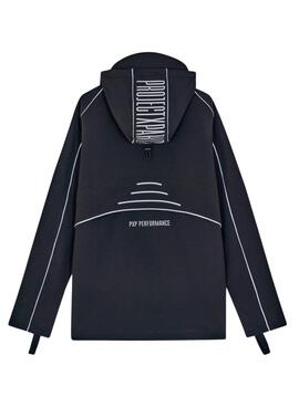 Windbreaker Project X Paris reflektierende Details schwarz für Herren.