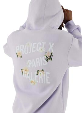 Sweatshirt Project X Paris Galerie lila für Herren