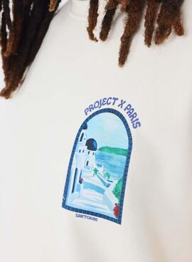 Sweatshirt Project X Paris Santorini beige für Herren.