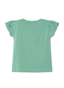 T-shirt Mayoral mintgrün für Mädchen