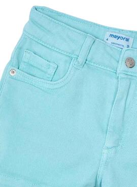 Short Mayoral Basic blau Mädchen.