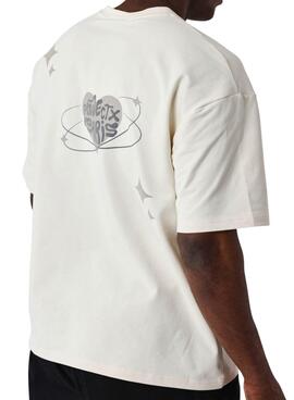 T-Shirt Project X Paris Graffiti beige für Herren