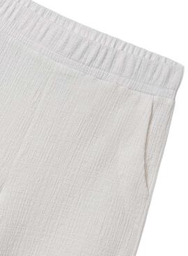 Hose Mayoral weiter Schnitt Struktur beige für Mädchen
