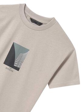 T-shirt Mayoral Citizens Beige für Jungen.