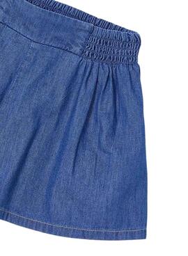 Kurze Hose Mayoral aus fließendem Denim für Mädchen.