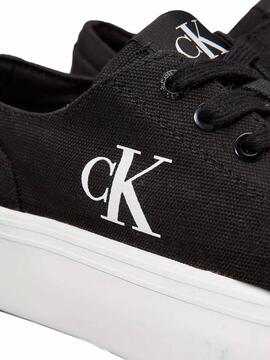 Sneakers Calvin Klein Flatform Low in Schwarz für Damen