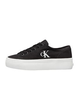 Sneakers Calvin Klein Flatform Low in Schwarz für Damen