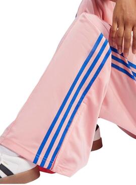 Damen Trainingshose Adidas Classic Firebird in Rosa.