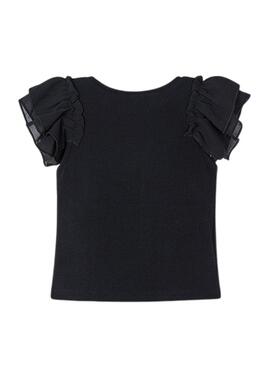 T-Shirt Mayoral in Schwarz für Mädchen