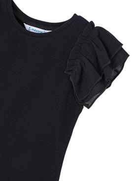 T-Shirt Mayoral in Schwarz für Mädchen