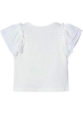 T-shirt Mayoral kombiniertes Beige für Mädchen