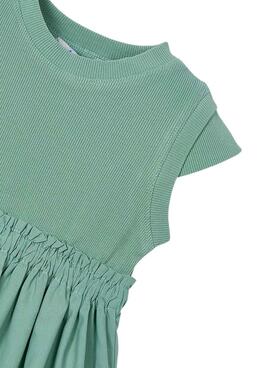 Kleid Mayoral kombiniert grün für Mädchen