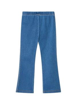 Leggings Mayoral Flare Knit Denim Blau für Mädchen.
