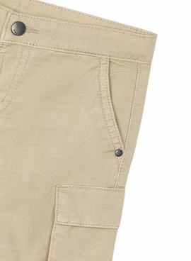 Bermuda Fracht Mayoral verwaschenes Beige für Jungen