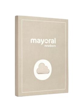 Set Mayoral aus beigem Strickfell für Babys.